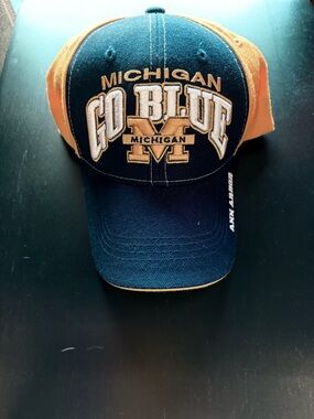 Michigan 'Go Blue' Embroidered Baseball Cap